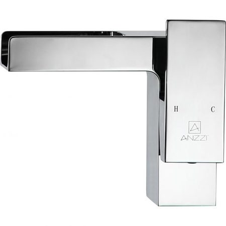 Anzzi Zhona Single-Handle Low-Arc Bathroom Faucet in Polished Chrome L-AZ039